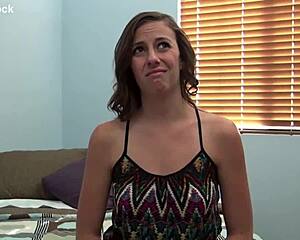 summer rae the sexy coed slurps pov blowjob ending in huge facial cumshot