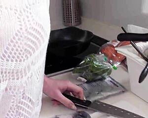 skinny japanese mature nympho masturbates wildly with dildo for neighbor