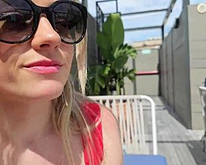 Cheating on bestie with her husband poolside blowjob turns hardcore