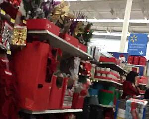 Hidden Candid Mom Shopping Trip