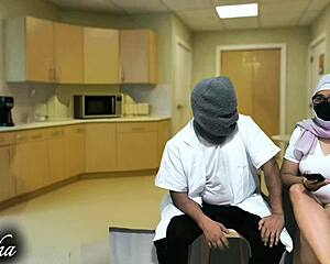 doctor and nurse sneak dirty talk pussy licking break fun