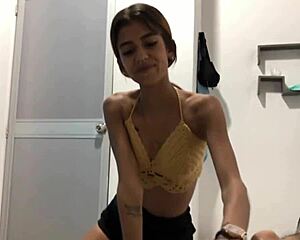 Little stepsister sneaks into my room begging to suck my cock full taboo story