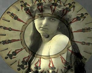 Vintage erotic art reveals hairy retro charms with antique vibes! 📜✨