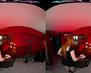 Hey, want VRAllure redhead's big ass fucked with anal toys POV style?