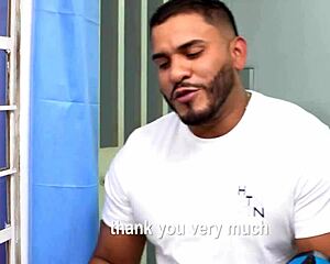 Milf Peruana pays pizza guy by letting him ass fuck her big tits bodybuilder style