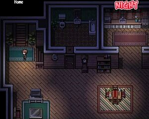 playing zombies retreat ep 2, milf teen sucks monster cock through gloryhole before anal cumshot 🍆💦