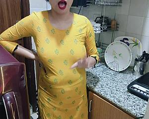 ever caught your horny stepmom bending over in the kitchen begging for it?