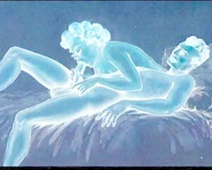 Vintage erotic art reveals hairy retro charms with antique vibes! 📜✨