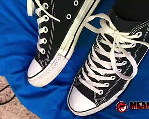 cassandra cain demands sneaker cleaning worship