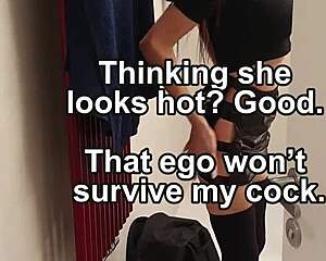 skinny spinner candie cross craves cock after try-on tease?