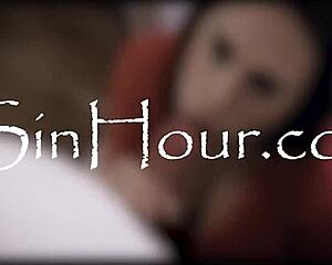 hey college girl spies on lesbian couple then demands bbc threesome with destiny mira mighty dee and ameena green