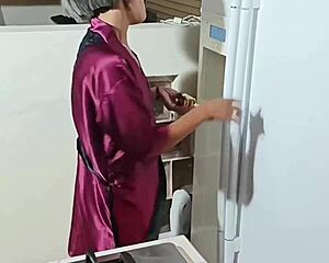 she catches me stroking grabs my cock deepthroats balls deep wow 😱💦