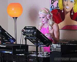 i'm brittany andrews poking my huge tits and wet twat.