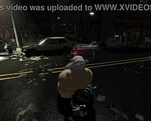 she pulled out her futanari cock and fucked my ass on the busy street