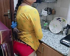 ever caught your horny stepmom bending over in the kitchen begging for it?