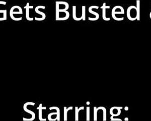 i caught student jackie banes n blasted her deepthroat style