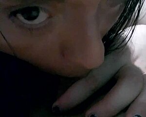 Natural Tits Colombian Ladyboy Gives Slutty Oral Sex