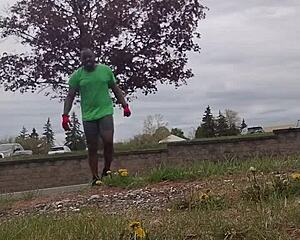 indoor routine turns outdoor workout adventure