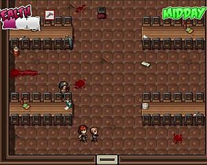 playing zombies retreat ep 2, milf teen sucks monster cock through gloryhole before anal cumshot 🍆💦