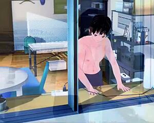 hyperbolic flower guides call of nature anal creampie romp