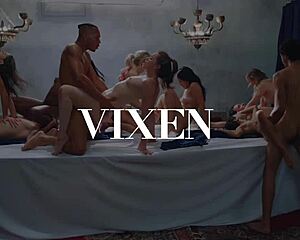 Vixenplus Bunny's First Threesome Bent Over Doggystyle With Escort Autumn Falls