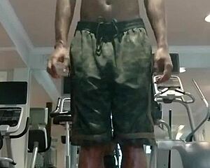 Skinny Fitness Roommate Workout Tease