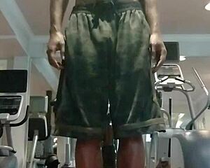 Skinny Fitness Roommate Workout Tease