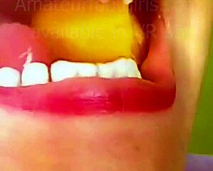 hey wanna see her chew carrots bite hard then swallow vore style