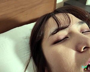 Ever seen chubby Mika Arimura slurp cock then ride it hard in steamy Japanese fuck?