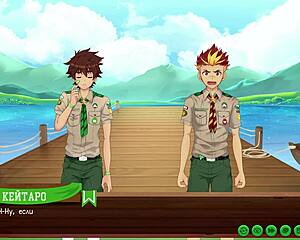 game friends camp path 2 part 5 taiga shower russian voiceover