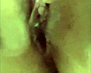 candid shy gf SHAVES her tight pussy up close homemade