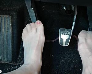 Pumping Feet In Birkenstocks Up Close