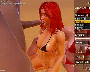 wild redheads go anal assfucking in retro blue films