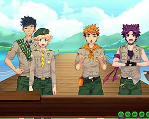 game friends camp path 2 part 5 taiga shower russian voiceover