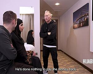 debt collectors gangbang my reluctant hijab milf aaliyah yasin so rough... ugh