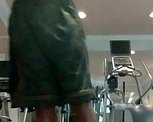 Skinny Fitness Roommate Workout Tease