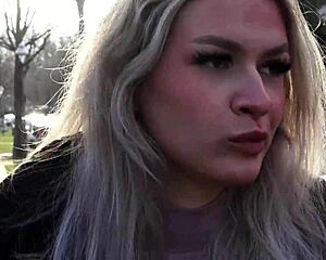 german teen cheats on first date with stranger's raw car fuck doggystyle deepthroat in berlin