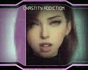 trapped in the cage, that submissive ladyboy waits for release