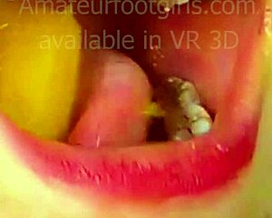 hey wanna see her chew carrots bite hard then swallow vore style