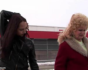 ever wonder how busty granny effie dives tongue-first into teen pussy?