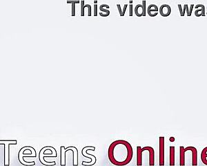 Busty Brit Teen Rides Fucking Machine to Orgasm