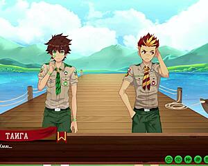 game friends camp path 2 part 5 taiga shower russian voiceover