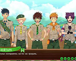 game friends camp path 2 part 5 taiga shower russian voiceover