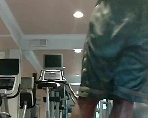 Skinny Fitness Roommate Workout Tease