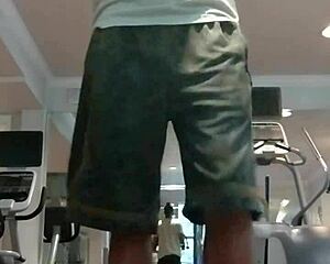 Skinny Fitness Roommate Workout Tease