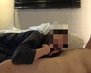 kissing this married japanese babe then licking wet pussy before deep cock sucking