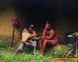 Stepmom showed her naked body. Juicy wet pussy deeply fucked after bush trim.