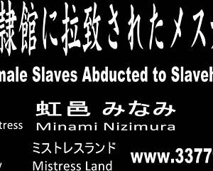 minami dominates spanking her male and female slaves into submission