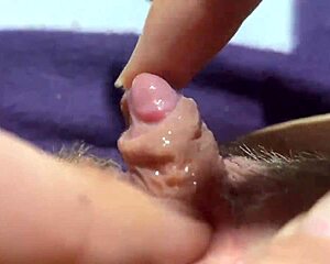 Can you handle this huge clit jerking to gushing orgasm closeup?