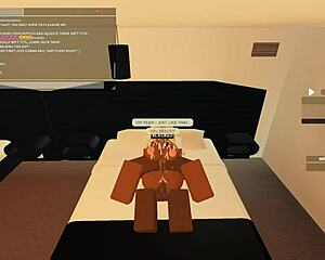 roblox slut with big tits rides bbc bent over and cowgirl to orgasm